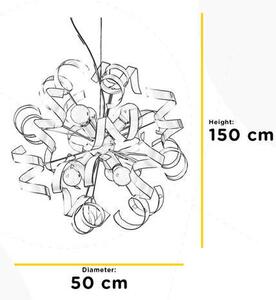 ZÁVĚSNÉ SVÍTIDLO, 50/50/150 cm - Online Only svítidla, Online Only