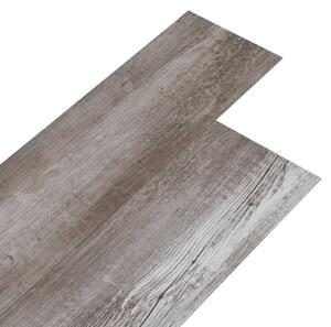 Nesamolepicí PVC podlahová prkna 5,26 m² 2 mm matné hnědé dřevo