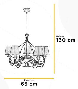 LUSTR, 65/65/130 cm - Online Only svítidla, Online Only