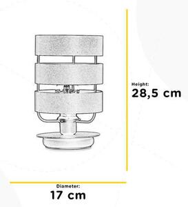 LAMPA NA NOČNÍ STOLEK, E27, 17/28.5 cm - Online Only svítidla, Online Only