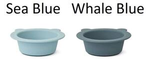 Miska s přísavkou Peony Sea Blue/Whale Blue Whale Blue