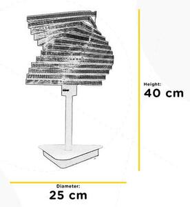 STOLNÍ LAMPA, E27, 25/25/40 cm - Online Only svítidla, Online Only