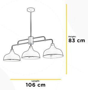 ZÁVĚSNÉ SVÍTIDLO, 106/83/45 cm - Online Only svítidla, Online Only
