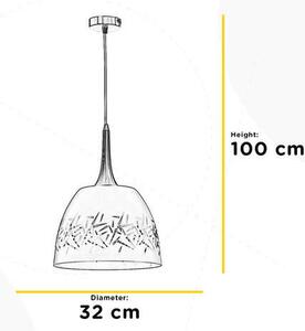 ZÁVĚSNÉ SVÍTIDLO, 32/100 cm - Online Only svítidla, Online Only