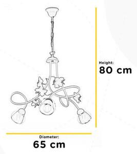 DĚTSKÉ ZÁVĚSNÉ SVÍTIDLO, 65/80/0 cm - Online Only svítidla, Online Only