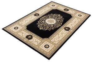 Kusový koberec Ragolle Da Vinci 57133 3263 béžový černý Rozměr: 133x195 cm