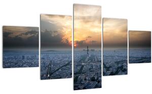 Obraz - Paříž z výšky (125x70 cm)