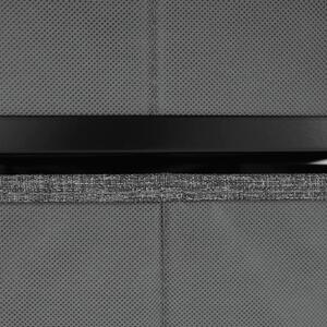 Tempo Kondela Čalouněný noční stolek PALMERA TYP 1, černá/tmavě šedá