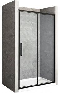 REA - Sprchové dveře Rapid Fold 80 L/P - černá, matná