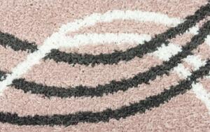 ORIENTAL WEAVERS Kusový koberec LOTTO 290/HR5S BARVA: Růžová, ROZMĚR: 67x120 cm