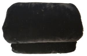 TEMPO Kožešinová deka, černá, 150x180, Rabita NEW TYP 1