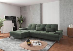 ROHOVÁ SEDAČKA, textil, zelená Sit & More - Sedací soupravy, Online Only