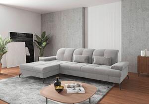ROHOVÁ SEDAČKA, textil, barvy stříbra Sit & More - Sedací soupravy, Online Only