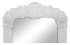 TEMPO Stojanové zrcadlo, bílá / stříbrná, Casius