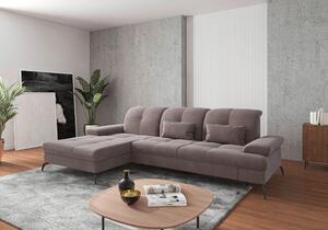 ROHOVÁ SEDAČKA, textil, šedohnědá Sit & More - Sedací soupravy, Online Only