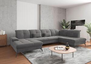 SEDACÍ SOUPRAVA, textil, šedá Sit & More - Sedací soupravy, Online Only