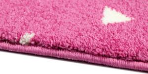 SINTELON Kusový koberec PASTEL KIDS 52/RVR BARVA: Růžová, ROZMĚR: 140x200 cm