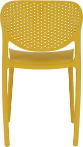 Tempo Kondela Stohovatelná jídelní židle FEDRA NEW žlutá