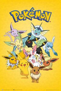 Plakát, Obraz - Pokémon - Eevee Evolutions, (61 x 91.5 cm)