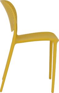 Tempo Kondela Stohovatelná jídelní židle FEDRA NEW žlutá