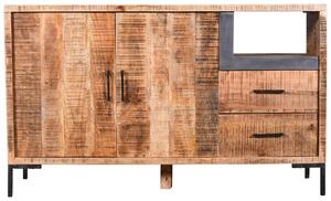 KOMODA, mangové dřevo, přírodní barvy, 145/87/40 cm MID.YOU - Komody na nožičkách, Online Only