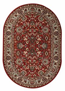 SINTELON Kusový koberec PRACTICA OVÁL 59/CVC BARVA: Červená, ROZMĚR: 200x290 cm ovál