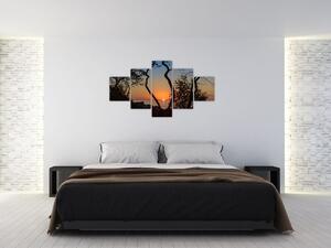 Obraz západu slunce (125x70 cm)