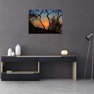 Obraz západu slunce (70x50 cm)