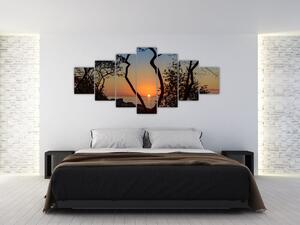 Obraz západu slunce (210x100 cm)