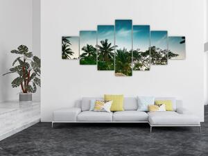 Obraz - palmy (210x100 cm)