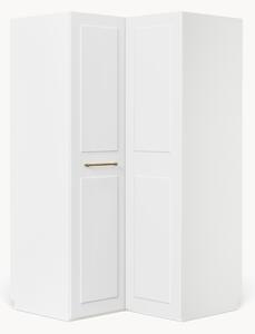 Modulární rohová šatní skříň Charlotte, šířka 115 cm