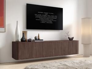 Závěsný TV stolek Trenza 200 cm - Ořech