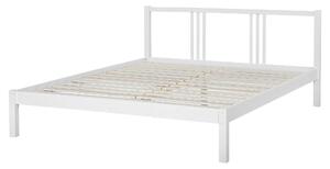 Dřevěná postel 160 x 200 cmbílá VANNES