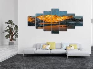 Obraz vysokohorské krajiny (210x100 cm)
