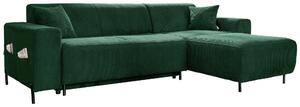 ROHOVÁ SEDAČKA, textil, tmavě zelená MID.YOU - Sedací soupravy, Online Only