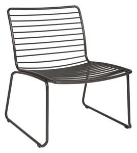 Stern Stohovatelná nízká židle Levi, Stern, 68,5x64x75 cm, rám lakovaná nerez šedočerná (anthracite)