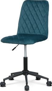 Autronic Dětská židle KA-T901 BLUE4, modrá/černý kov