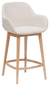 Béžová barová židle Kave Home Konna 65 cm