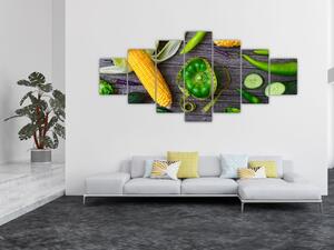 Obraz se zeleninou (210x100 cm)