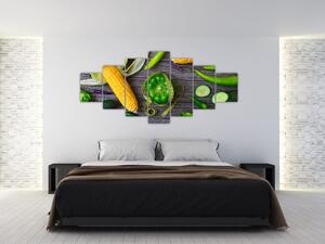 Obraz se zeleninou (210x100 cm)