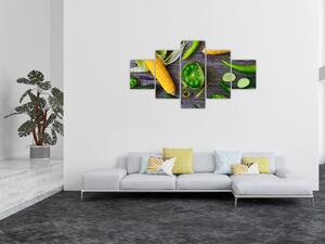 Obraz se zeleninou (125x70 cm)