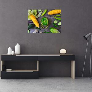 Obraz se zeleninou (70x50 cm)