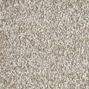 IDEAL Metrážový koberec A1 SILKY STARS AMELIA 408 BARVA: Krémová, ŠÍŘKA: 4 m