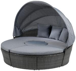 ZAHR. POHOVKA VE TVARU MUŠLE kov, plast, textil Luca Bessoni - Online Only zahradní nábytek, Online Only