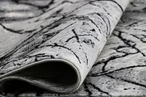 JUTEX Kusový koberec Mramor 9090A stříbrný BARVA: Stříbrná, ROZMĚR: 60x110 cm