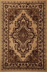 JUTEX Kusový koberec Medailon 6985A béžovo-krémový BARVA: Béžová, ROZMĚR: 80x150 cm