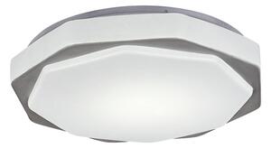 RABALUX 71046 Dettora stropní svítidlo LED D370mm 18W/1150lm 3000+4000+6000K šedá, bílá, stmívatelné, dálkový ovladač