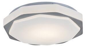 RABALUX 71046 Dettora stropní svítidlo LED D370mm 18W/1150lm 3000+4000+6000K šedá, bílá, stmívatelné, dálkový ovladač