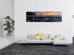 Obraz - krajina na Novém Zélandě (170x50 cm)