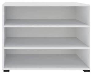REGÁL, bílá, 91/67/40 cm Hom`in - Knihovny
